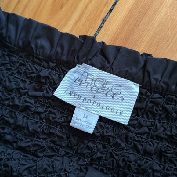 Black crop top Mare x Anthropologie - Picture 2 of 3